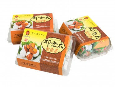 鄧?yán)咸}皮蛋6枚簡易包裝300克*10盒