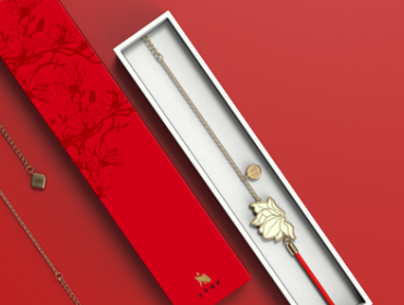 小平故里文創(chuàng)產(chǎn)品-鴻運(yùn)來(lái)（玉蘭）-紅繩手鏈